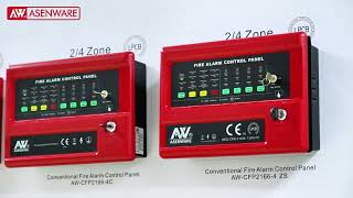 Asenware AW-CFP2166-Conventional Fire Alarm Panel Show Board