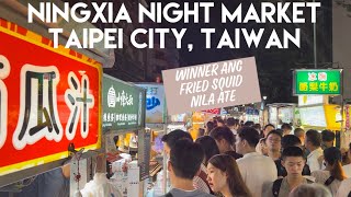 TAIWAN DAY 1 : EXPERIENCING NINGXIA NIGHT MARKET | PART 2 | MHAR TRAVELS