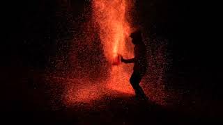 Slow motion Fireshow at Ao nang Krabi, Thailand