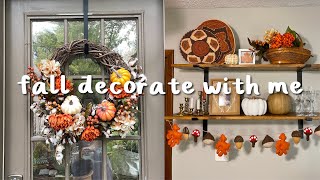 decorate for fall with me!! | 2022 fall decorating vlog