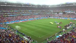 USA vs Germany - National Anthems -  FIFA World Cup Brasil 2014