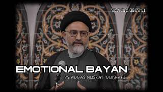 Syed Nusrat Abbas Reveals the Power of Emotional Bayan