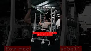 185 best shoulder workout for front shoulder#fitness #gym #bodybuilding #workout #tiktok #volleyball