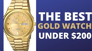 The BEST Gold Watch UNDER $200 | Seiko SNKK52 "The Seikonaut" Review