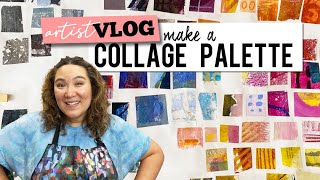 Art Vlog 16: Get Creative With A Collage Paper Palette!