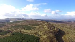 Drone over and arround Queen's View over 1600ft