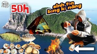 50h Sống sót trên đảo hoang, thử thách sinh tồn | 50 hours of survival on a deserted island