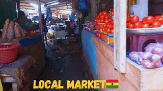 Inside a Typical Local Market in Ghana!/Smallest Local Market.