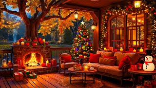 Cozy Living Room Space with Relaxing Piano Jazz Music 🎄 Christmas Music 2025 to Relax, Stress Relief