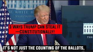 Trump Coup D’Etat? It’s in the Constitution!