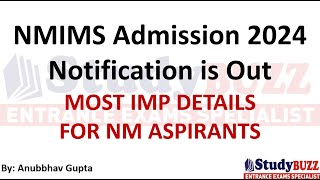 NMIMS Admission Notification is out | Most imp details for NMAT aspirants