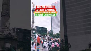 SE ACABÓ LA REPÚBLICA MEXICANA AMLO SE LA ROBÓ #reformaamlo #reformajudicial #pjf #cdmx #dictadura