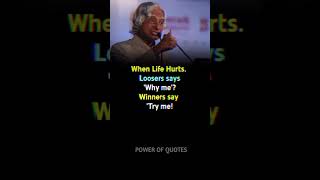 "Why me ?" Or "Try me!" | APJ ABDUL KALAM | #shorts #apjabdulkalam