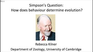 BD-Seminar 2021/05/12: Simpson’s Question: How does behaviour determine evolution?