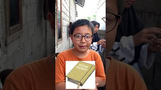 Kitab diturunkan pada nabinya📔📕📗 #lucu #funny #comedy #shorts #subscribe #youtube #youtubeshorts