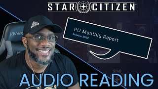 Star Citizen October PU Monthly Report - Audio Reading