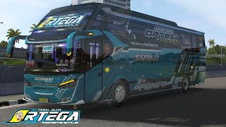 LIVERY BUSSID SAHABAT ORTEGA Kodename XHD Rombak SR2 MNXRPC