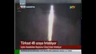 Türksat 4B uydusu uzaya fırlatıldı.