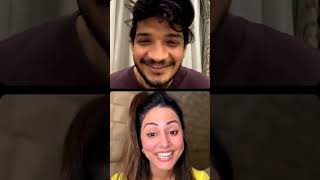 Munawar Faruqui, Hina Khan live together first time on instagram