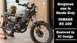 Yamaha RX 100 | Gorgeous one in Nardo Grey | YC Design