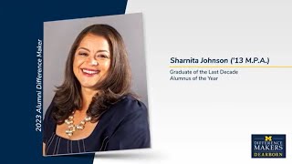 Sharnita Johnson - Graduate of the Last Decade Alumnus of the Year 2023