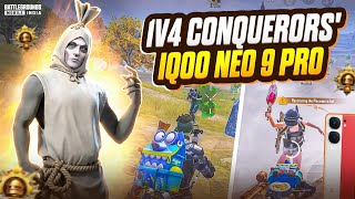 RavenX VS  Pro Conqueror Players 🔥 BGMI Conqueror Lobby | IQOO NEO 9 PRO BGMI TEST 🔱