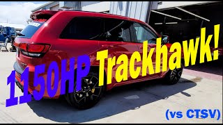 FLI Tuned 1150HP Trackhawk vs CTSV