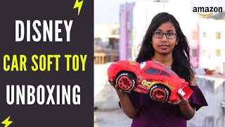 Car Soft Toy Unboxing | Disney Car Unboxing | Disney Mcqueen Car Stuffed Toy Unboxing | Jyoti Toy