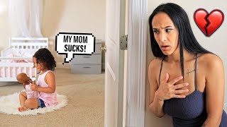 TRASH TALKING MOM PRANK!