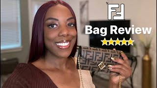 FENDI WALLET ON CHAIN REVIEW | WOC REVIEW | FENDI DIAMONDS CONTINENTAL WITH CHAIN