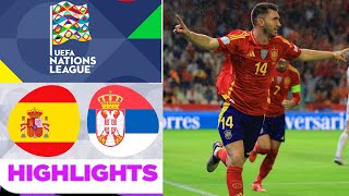 España vs Serbia (3-0) Résumén | Liga de Naciones de la UEFA | españa serbia hoy | Spain Serbia