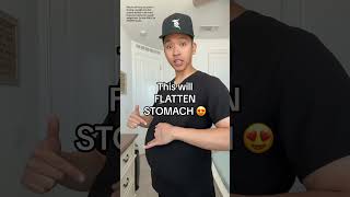 FLATTEN YOUR STOMACH with 1 easy trick! 🤯 #diy #satisfying #shorts