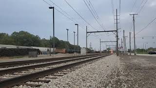 Full Throttle EMD GP38-2's and nice Leslie RS3K horn on the South Shore