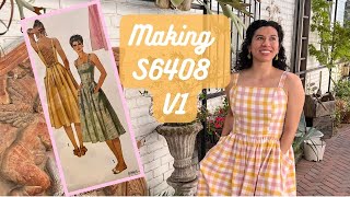 Sewing a cute 1980s Pattern