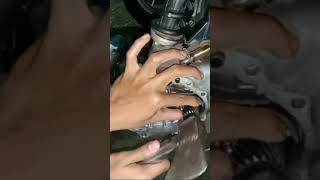 solusi as pully beat yang aus dengan mudah #solusimekanik #mekanikmotor  #automobile #shorts