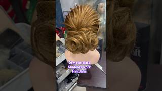 #studentswork #hairstyle #goviral #rosebun #studentswork