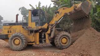 Komatsu WA350 Wheel Loader Work  #komatsu