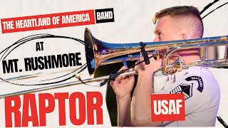 Raptor at Mt. Rushmore | USAF Heartland of America Band