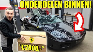 Wij gaan onze Kapotte "VERWAARLOOSDE" Ferrari maken! |EP. 6