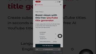 How to increase YouTube views by using this Ai title generator