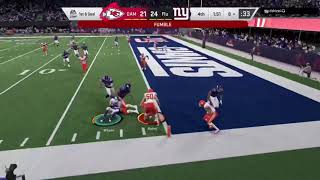 Madden Epic 4th -quarter comeback on Xbox with the Kansas City Chiefs