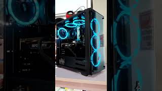 RAKK HAWANI FLOW PC GAMING CASE BLACK MID TOWER TEMPERED GLASS #shorts