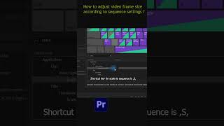 Frame adjustment in premiere pro |premiere pro mein frame size kaisay adjust karen