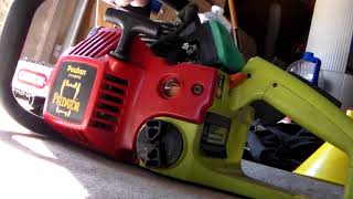 Repairing a Poulan 2150 PR Predator chainsaw that will not start