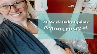 24 Week Pregnancy Update | PPROM | Baby Update #4 | Hospital Bedrest | Alainee Simonson