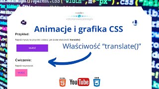 Wartość "translate()" | #70. 2D – tworzymy transformacje | Creating a 2d transformation