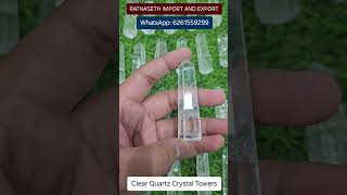 Clear Quartz Stone Towers #shorts