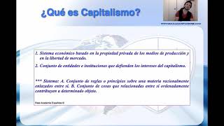 ¿Qué es el Capitalismo?