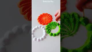 Independence Day Rangoli | स्वतंत्र भारत Rangoli Designs #shorts #ytshorts #independencedayrangoli