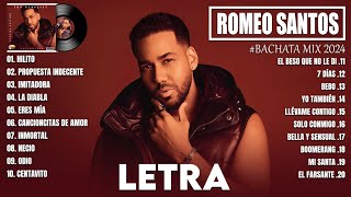 Romeo Santos Mix 2024 (Letra\Lyrics) Grandes Éxitos De Romeo Santos -  Bachata Mix Éxitos 2024